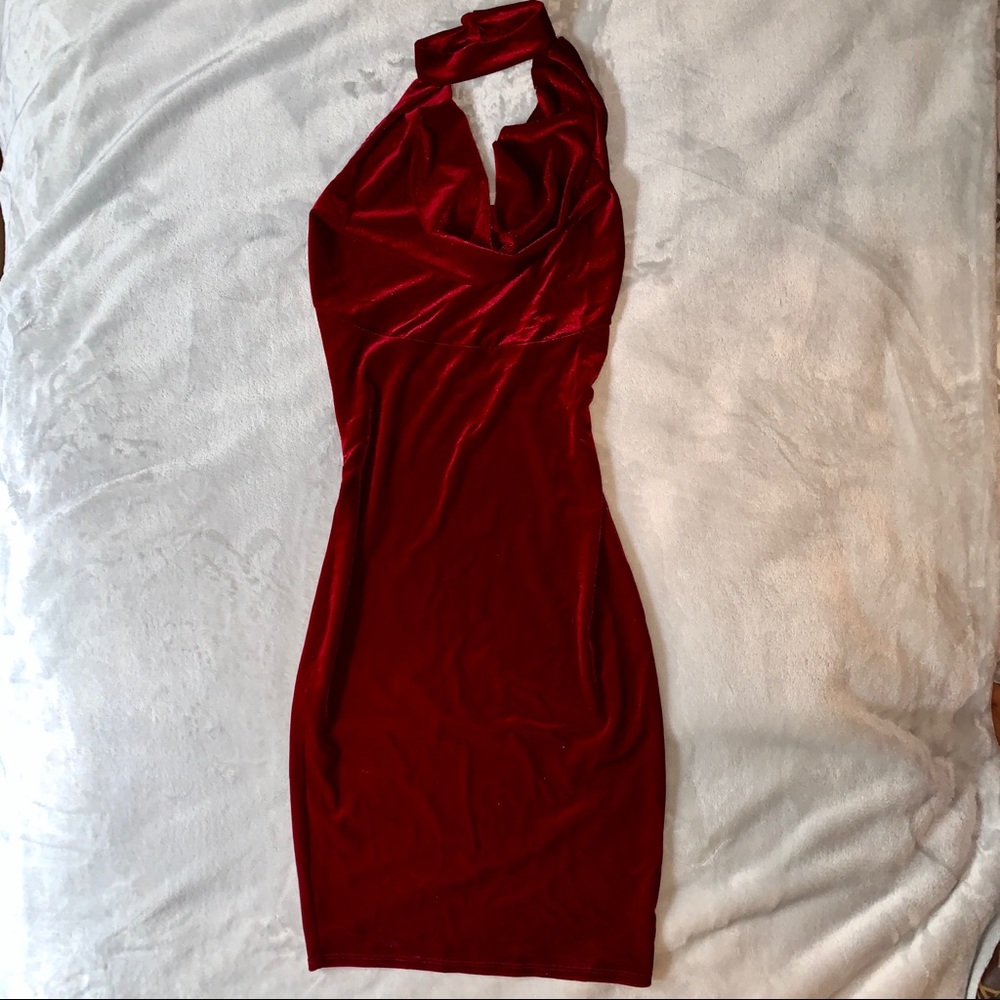 Red Velvet dress